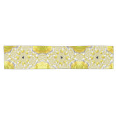 抽象芸術金ゴールドフラクタル ショートテーブルランナー (横)