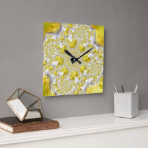 抽象芸術金ゴールドフラクタル