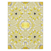 抽象芸術金ゴールドフラクタル テーブルクロス (正面)