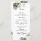 抽象芸術金ゴールドミュートセージ緑 (正面/裏面)