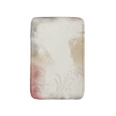 抽象芸術金ゴールドレッドグレースワールアート バスマット (正面縦)