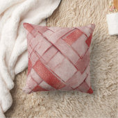 抽象芸術金ゴールド幾何学模様(金属付) クッション (ブランケット)