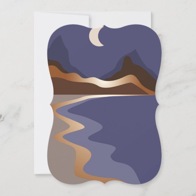 抽象芸術金ゴールド景観 (正面)