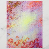 抽象芸術金ゴールド渦巻き旋回、ソフトイエローピンク紫 (正面)