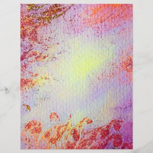 抽象芸術金ゴールド渦巻き旋回、ソフトイエローピンク紫 (正面)