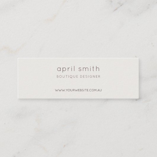 抽象芸術金ゴールド薄紫水の色ありがとう注文 スキニー名刺 (裏面)