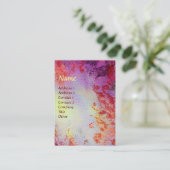 抽象芸術金ゴールド魔法スワーズモノグラム 名刺 (スタンド正面)