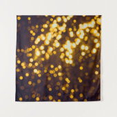 抽象芸術金ゴールド《写真》ぼけ味（黒） タペストリー (正面(横))