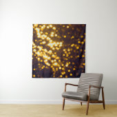 抽象芸術金ゴールド《写真》ぼけ味（黒） タペストリー (インサイチュ)