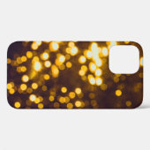 抽象芸術金ゴールド《写真》ぼけ味（黒） Case-Mate iPhoneケース (裏面 (横))