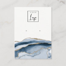 抽象芸術金ゴールドAdage Navy Stud Earingロゴの表示