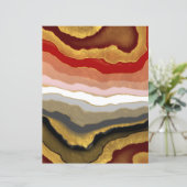 抽象芸術金箔スクラップブック紙 (スタンド正面)