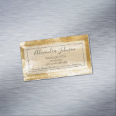 抽象芸術金箔トレンディー及びモダンプロフェッショナル マグネット名刺 (インサイチュ)