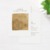 抽象芸術金箔状イヤリング表示カード (デスク)