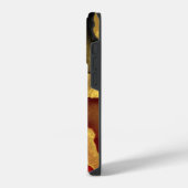 抽象芸術金箔 iPhoneケース (左側面)