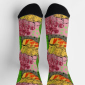 抽象芸術金魚靴下 ソックス (上部)