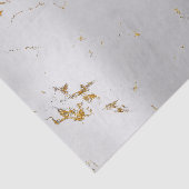 抽象芸術銀ミニマル灰色メタリック大理石金ゴールド 薄葉紙 (詳細)