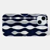 抽象芸術銀模様 Case-Mate iPhoneケース (裏面 (横))