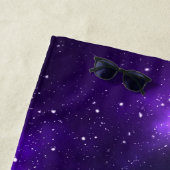 抽象芸術銀河系星座デジタルアート ビーチタオル (インサイチュ)