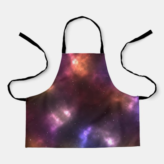 抽象芸術銀河系星座デジタルアート: II エプロン (正面)