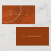 抽象芸術錆びた化石の名刺 名刺 (正面/裏面)