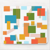 抽象芸術長方形と線 マウスパッド (正面)