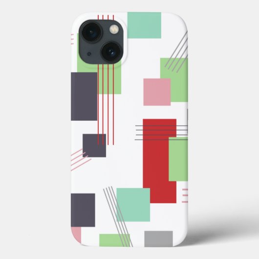 抽象芸術長方形と線 Case-Mate iPhoneケース (裏面)
