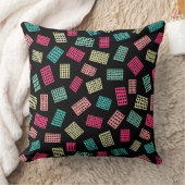 抽象芸術長方形081122 – 色01スローピル クッション (ブランケット)