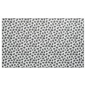 抽象芸術長方形081122 – 黒（白） ファブリック (ヤード)