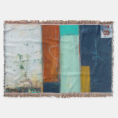 抽象芸術長方形 スローブランケット (正面)