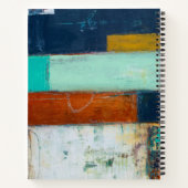 抽象芸術長方形 ノートブック (裏面)