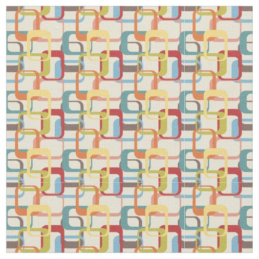 抽象芸術長方形 ファブリック (クローズアップ)