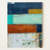 抽象芸術長方形 プランナー手帳 (裏面)