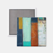 抽象芸術長方形 マグネット (正面/裏面)