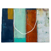 抽象芸術長方形 ラージペーパーバッグ (正面)