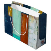 抽象芸術長方形 ラージペーパーバッグ (裏面アングル)