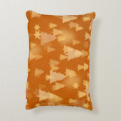 抽象芸術雪片2dイラストレーションクリスマスティ アクセントクッション (裏面(縦))