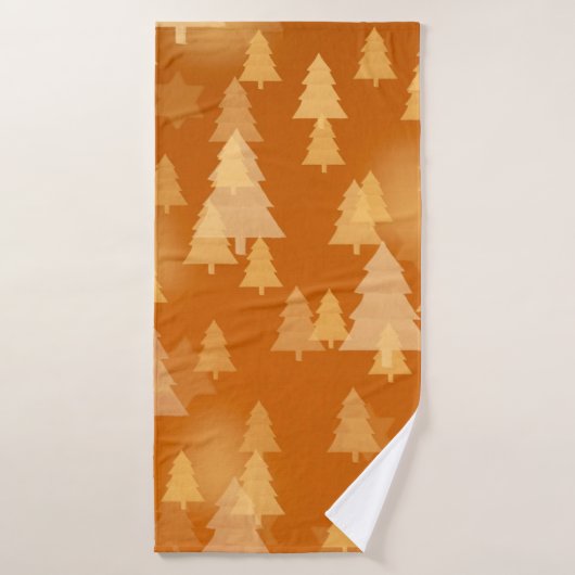 抽象芸術雪片2dイラストレーションクリスマスティ バスタオル (バスタオル)