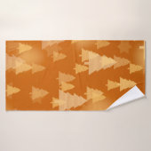 抽象芸術雪片2dイラストレーションクリスマスティ バスタオル (バスタオル)