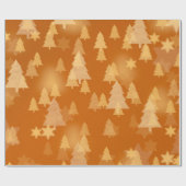 抽象芸術雪片2dイラストレーションクリスマスティ ラッピングペーパー (フラット)