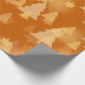 抽象芸術雪片2dイラストレーションクリスマスティ ラッピングペーパー (角)