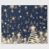 抽象芸術雪片2dイラストレーション聖クリストム ラッピングペーパー (フラット)