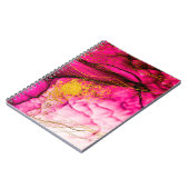 抽象芸術雲アート。透明な創造性マスト ノートブック (左側)