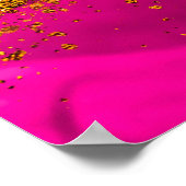 抽象芸術雲アート。透明な創造性マスト ポスター (角)