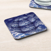 抽象芸術雲3D球 コースター (左側)