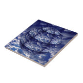 抽象芸術雲3D球 タイル (側面)