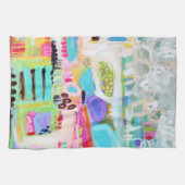 抽象芸術雲 キッチンタオル (横)