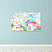 抽象芸術雲 キャンバスプリント (インサイチュ (ウッドフロア))