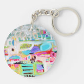 抽象芸術雲 キーホルダー (裏面)