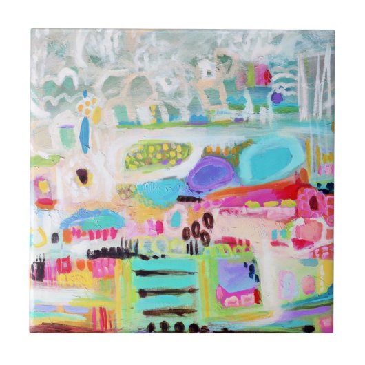 抽象芸術雲 タイル (正面)